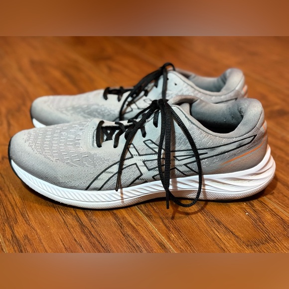 ASICS Men’s Size 11.5 Gray Mesh Sneakers AmpliFoam Gel - Excite Running Shoes